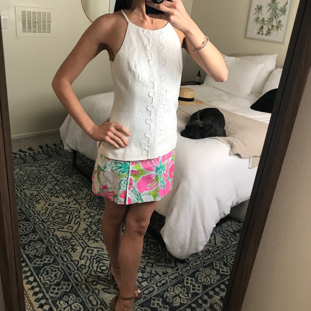 New with tags Lilly Pulitzer white top